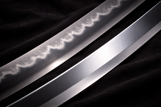 Comparaison lames katana acier carbone et acier inoxydable