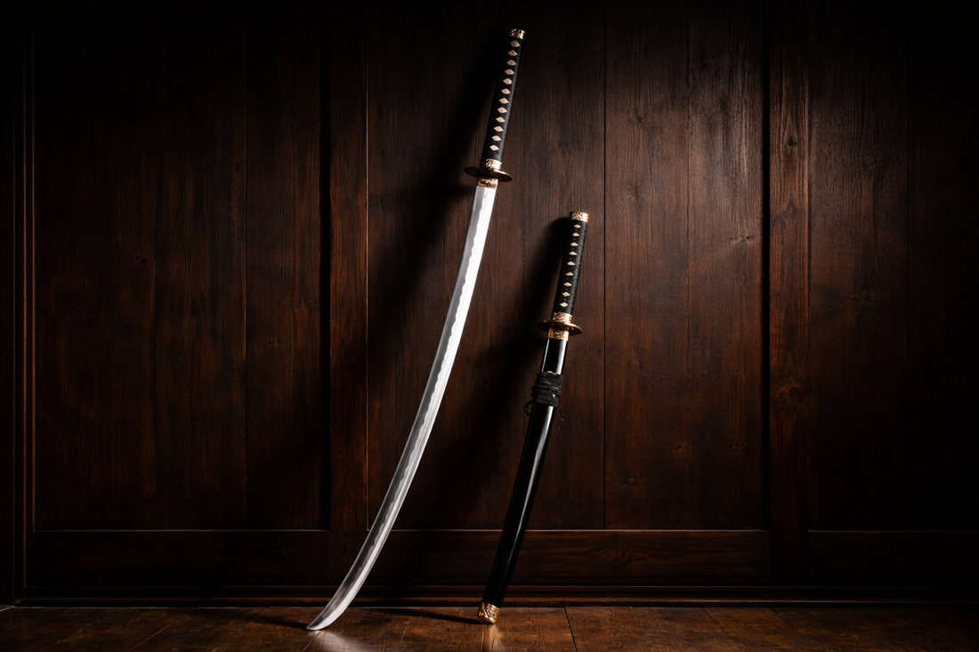 Grands sabres japonais nodachi tachi et kodachi