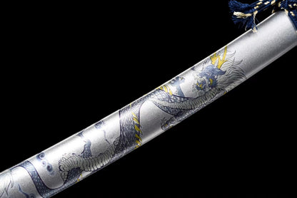 Tsuka tressée du wakizashi Tamana avec menuki traditionnel