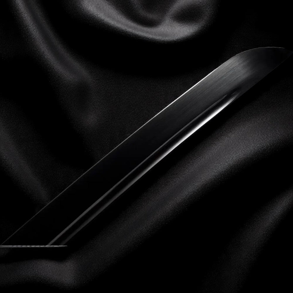 Katana Lame Noire – Acier 1060 - détail du fourreau (saya)