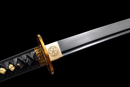 Wakizashi Koshi en acier Carbone 1060 forgé à la main avec fourreau