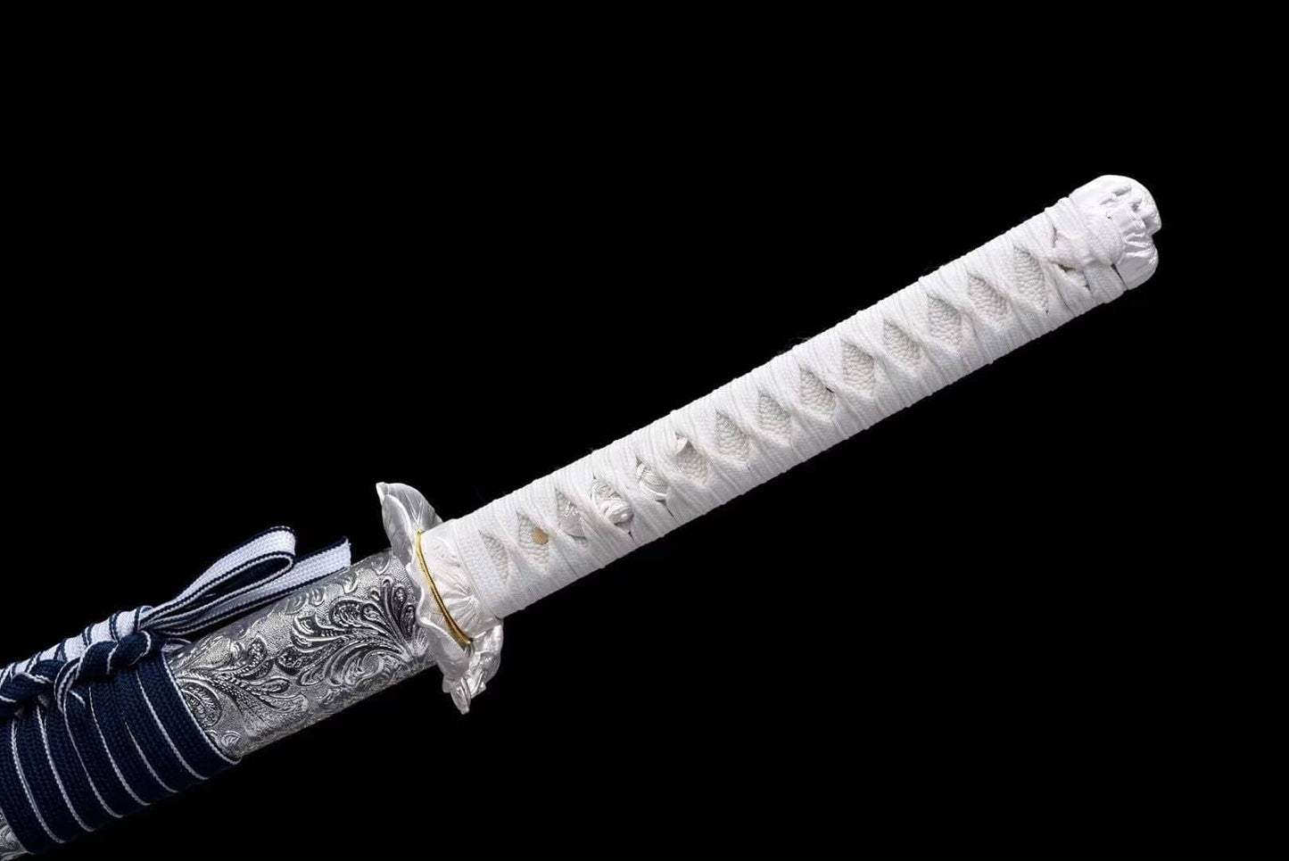 Katana Ailes d'Ange – Acier T10 - détail du fourreau (saya)