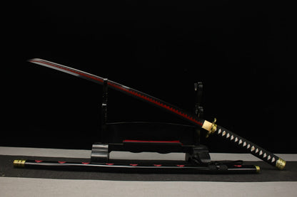 Katana Shusui Zoro – One Piece Acier Carbone 1060 - lame dégainée
