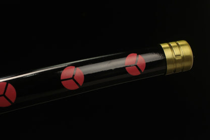 Katana Shusui Zoro – One Piece Acier Carbone 1060 - détail du fourreau (saya)