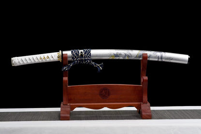 Lame forgée du wakizashi Tamana en acier T10