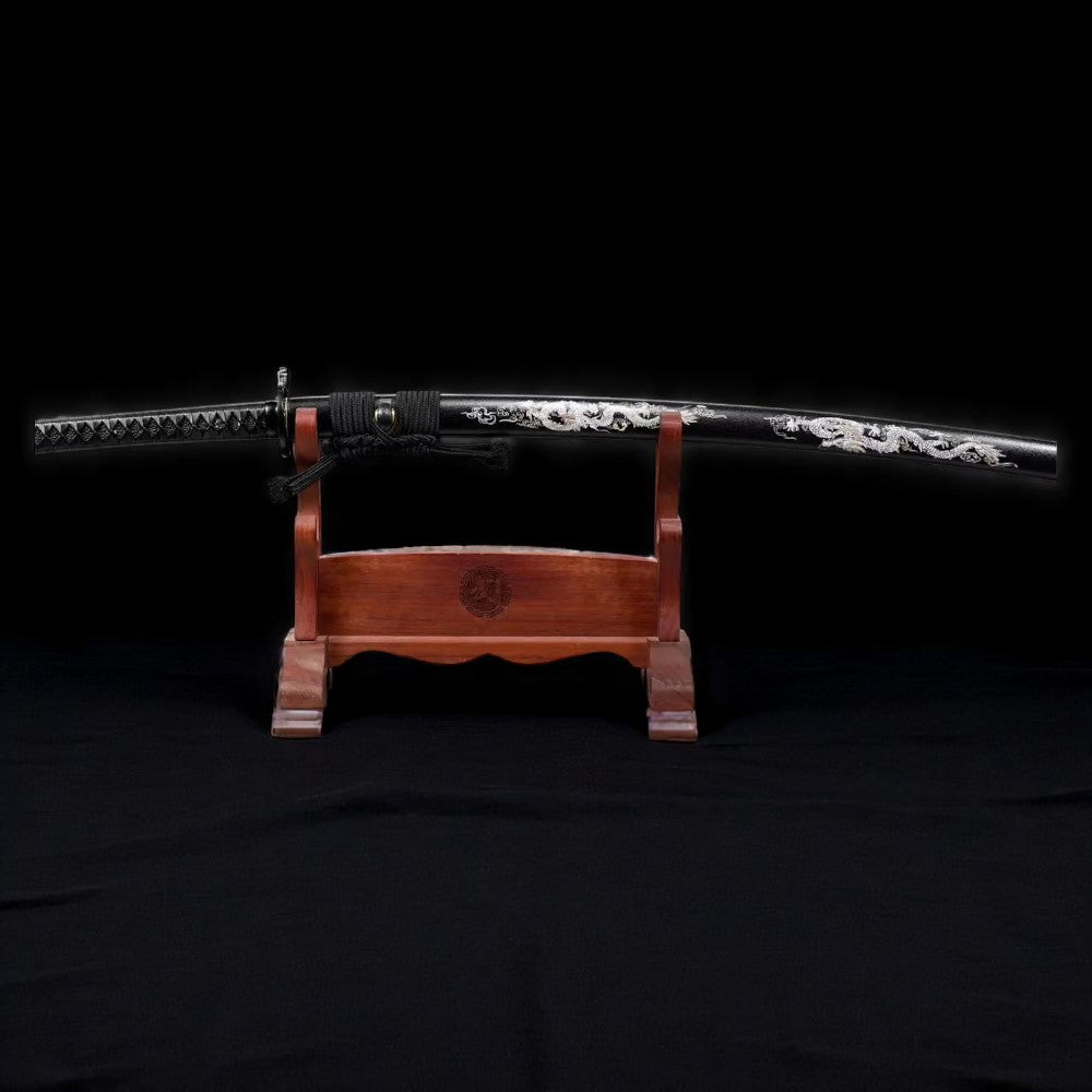 Katana Lame Noire – Acier 1060 - vue 8