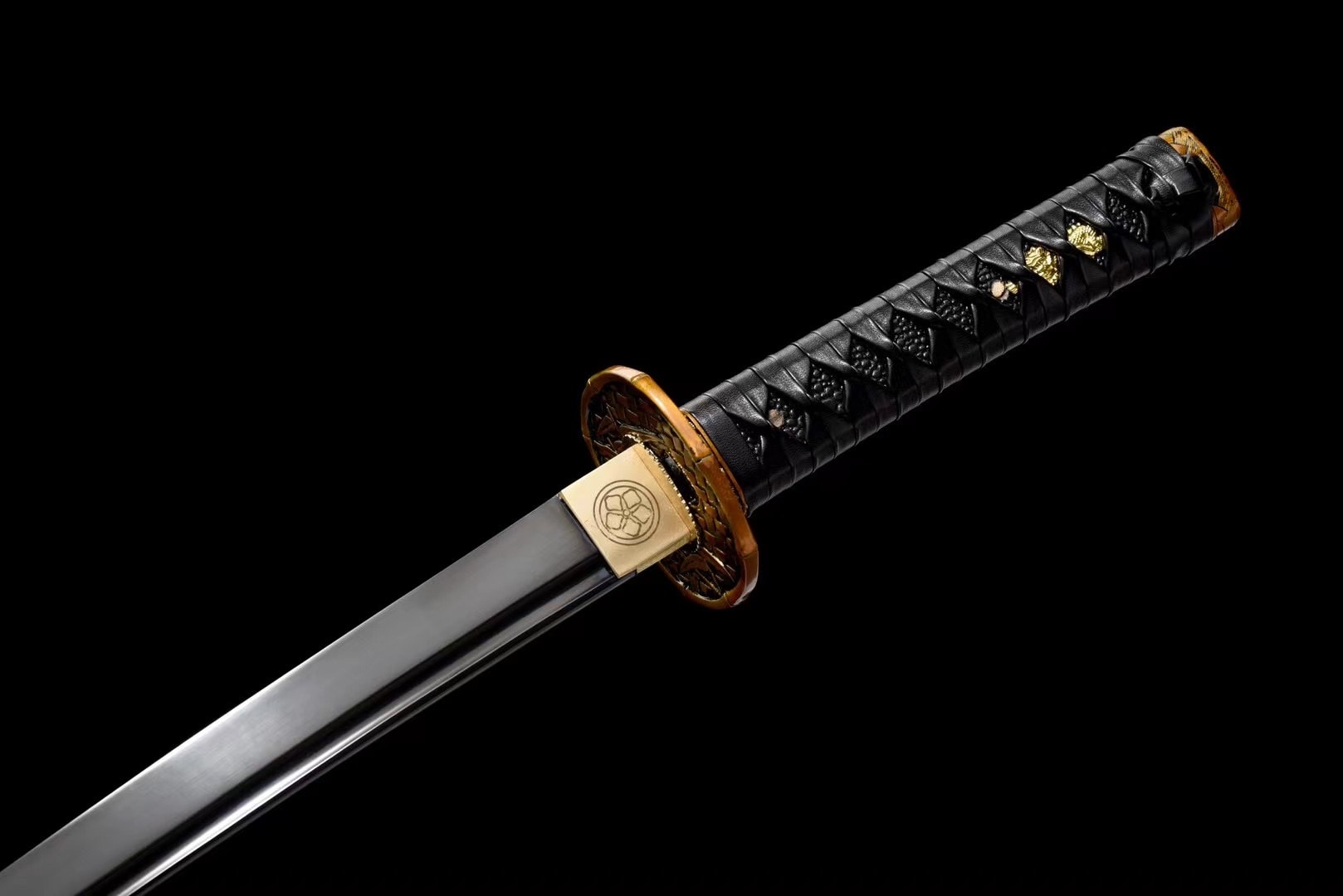 Habaki et seppa du wakizashi Koshi forgé main
