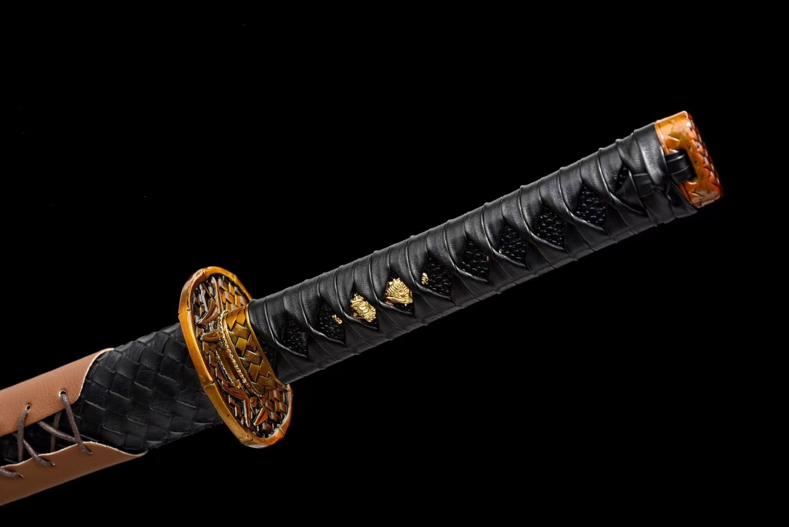 Kissaki du wakizashi Koshi en acier Carbone 1060