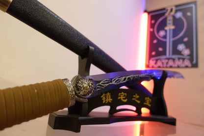 Katana Souffle du Dragon – Acier T10 - vue 7