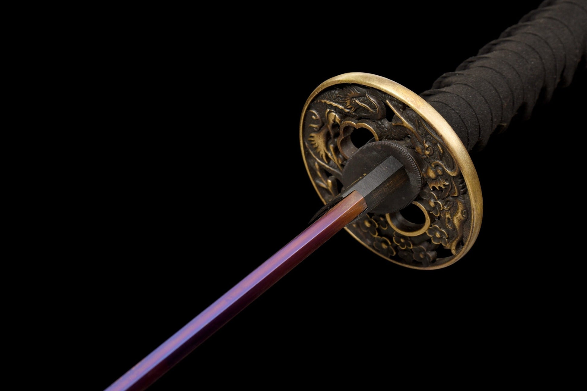 Katana Owase – Acier Manganèse - lame dégainée