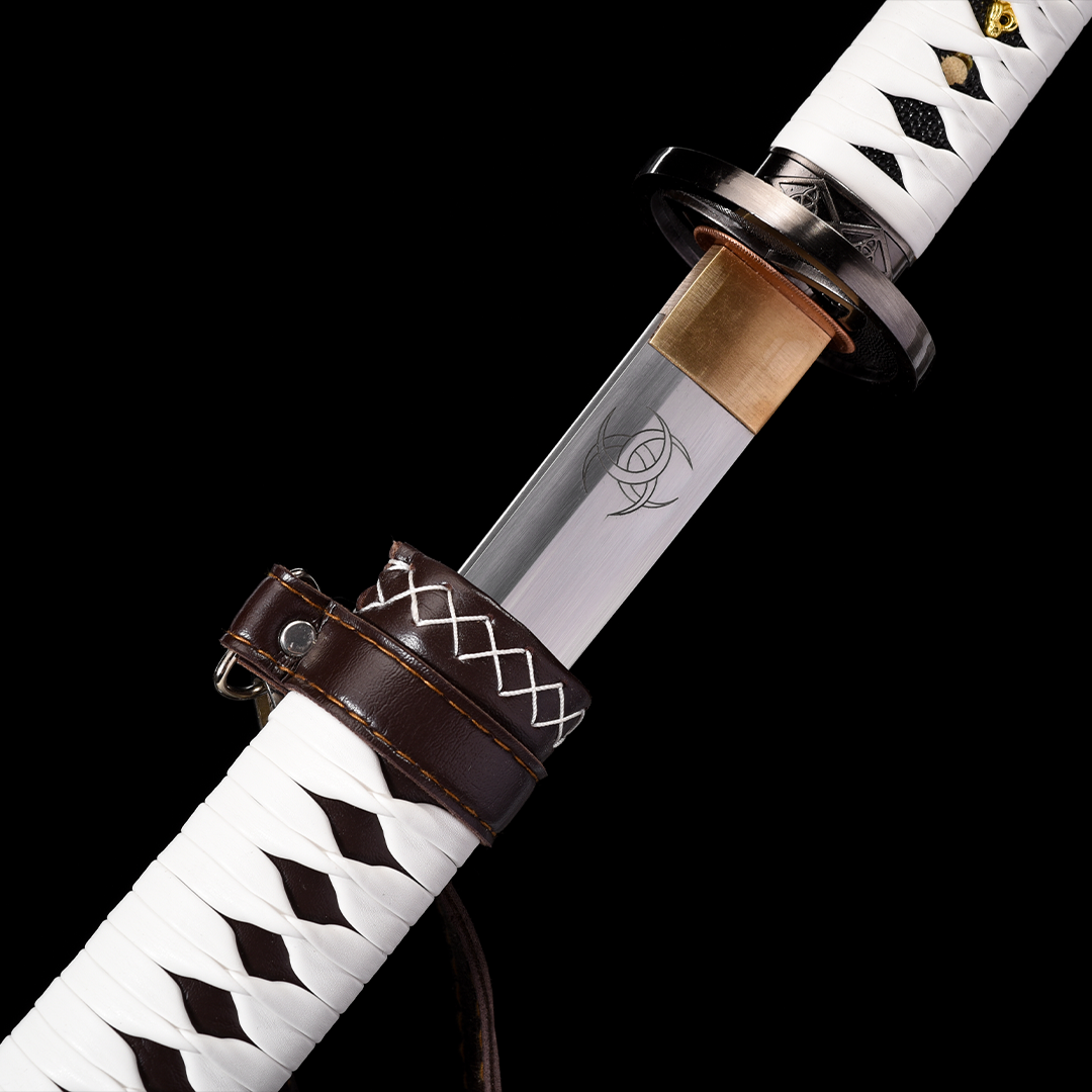 Katana Michonne – The Walking Dead - détail du fourreau (saya)