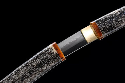 Tanto Eniwa en acier T10 forgé à la main avec véritable hamon