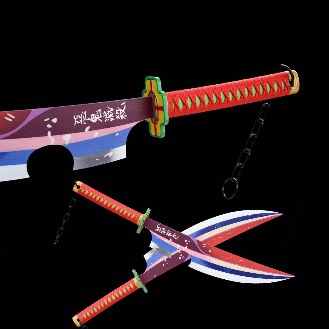 Katana Tengen Uzui x2 – Demon Slayer - vue 1