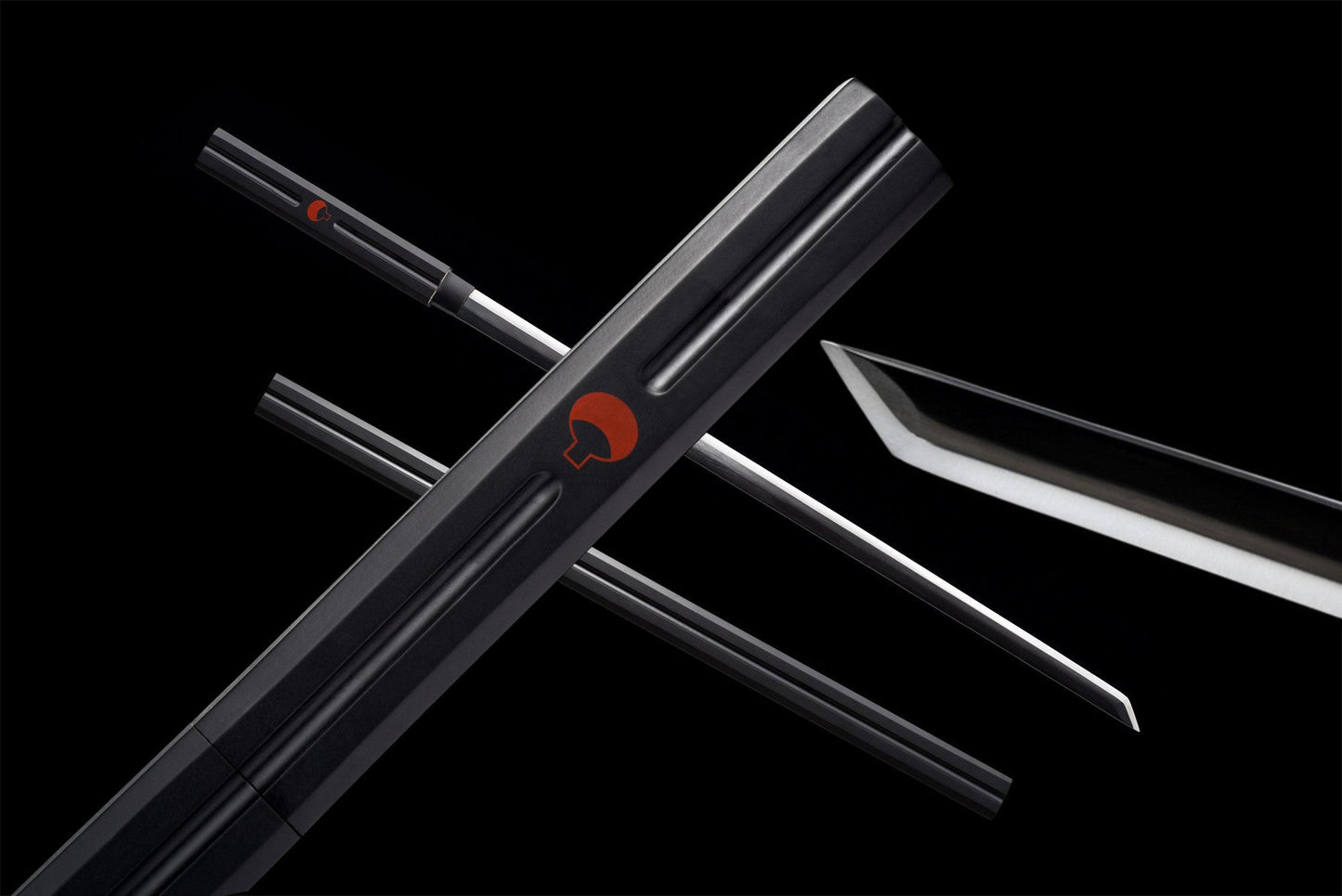 Katana Sasuke Uchiwa – Naruto - détail de la lame en acier carbone 1060