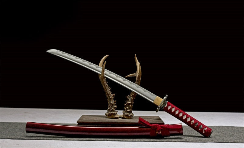 Lame forgée du wakizashi Kagoshima en acier T10