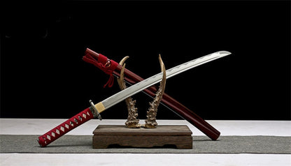 Tsuba artisanale du wakizashi Kagoshima en acier T10