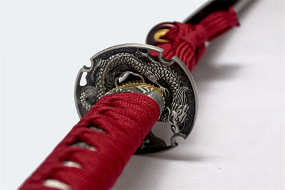 Wakizashi Kagoshima en acier T10 forgé à la main avec fourreau