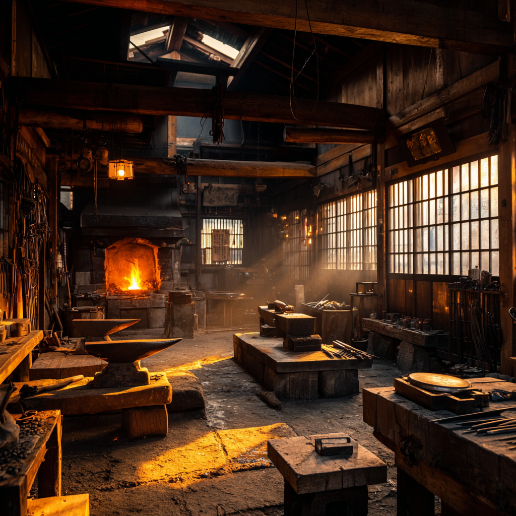 fulrox_interior_of_a_traditional_Japanese_swordsmith_forge_em_df7e443b-9a51-4b98-b71d-a57f0e1651f7_2.png