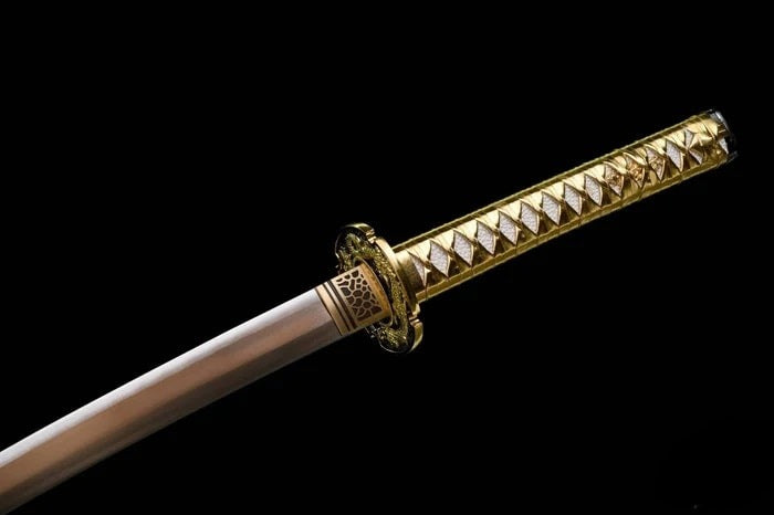 Katana Mino - détail de la tsuba (garde)