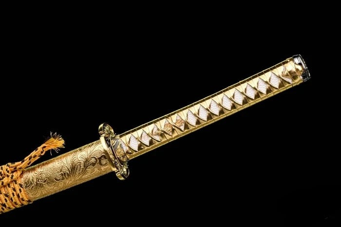 Katana Mino - détail de la poignée (tsuka)