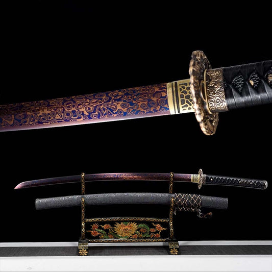 Katana Multivers – Damas Violet - vue complète avec fourreau