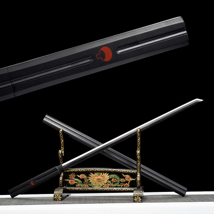 Katana Sasuke Uchiwa – Naruto - vue complète avec fourreau