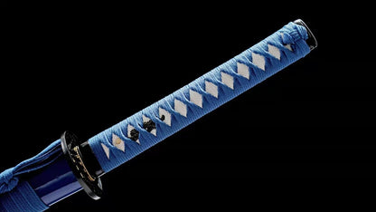 Katana Hekinan – Acier 1060 - détail de la lame en acier carbone 1060