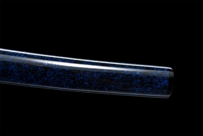 Wakizashi Ocean dans sa saya en bois laqué