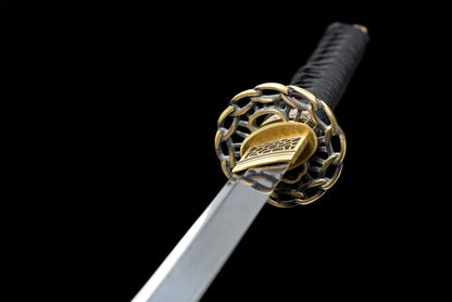 Habaki et seppa du wakizashi Maizuru forgé main