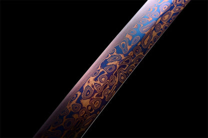 Katana Multivers – Damas Violet - détail du fourreau (saya)