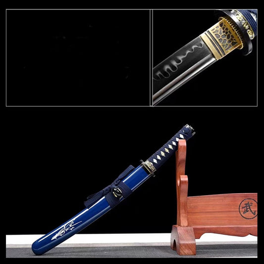 Tanto Uwajima forgé main en acier T10 avec saya assortie