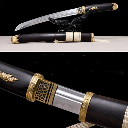 Tanto Ono forgé main en acier T10 avec saya assortie