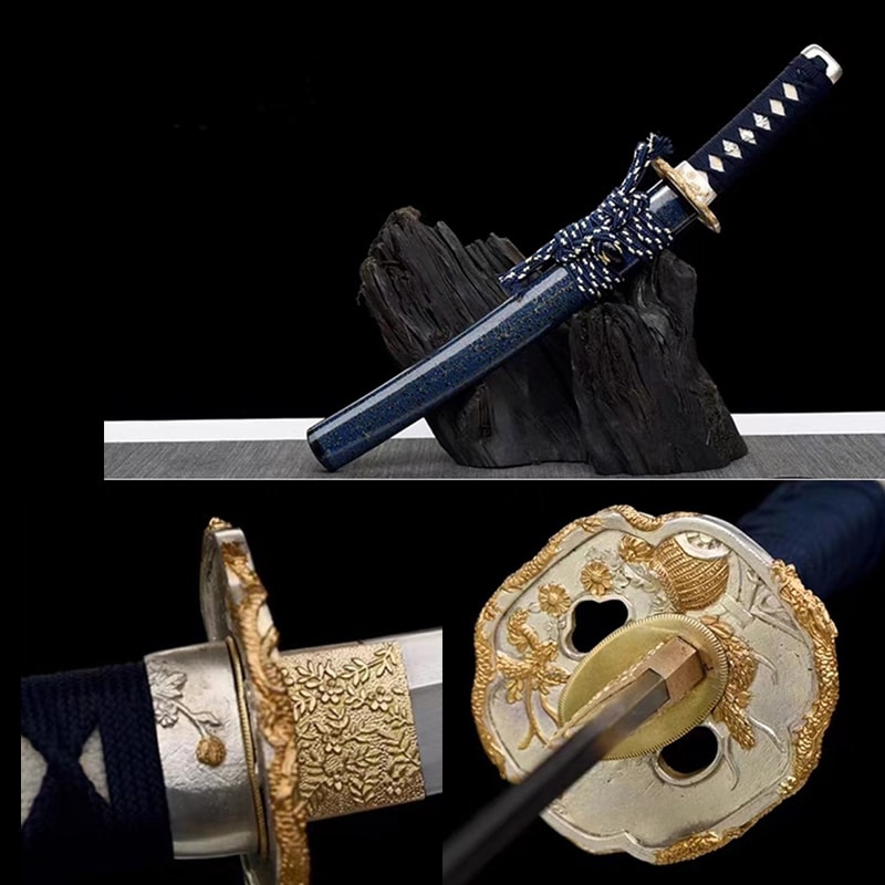 Tanto Isumi forgé main en acier T10 avec saya assortie