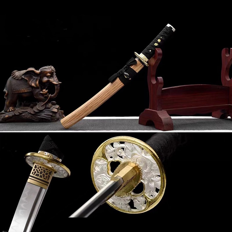 Tanto Niihama forgé main en acier T10 avec saya assortie