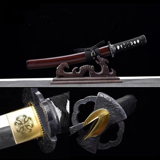 Tanto Toon forgé main en acier T10 avec saya assortie