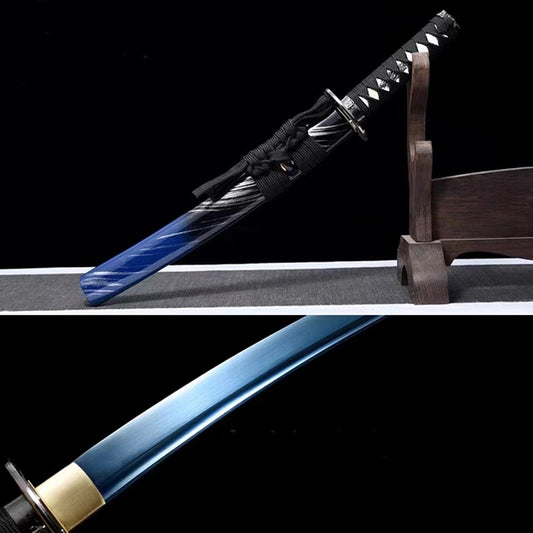 Tanto Shiroi forgé main en acier T10 avec saya assortie