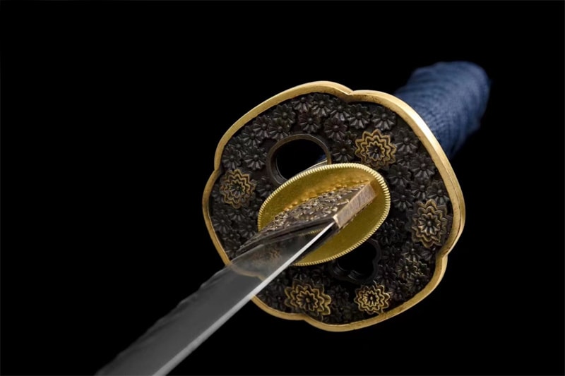 Lame forgée du tanto Awara en acier Damas Cabossé