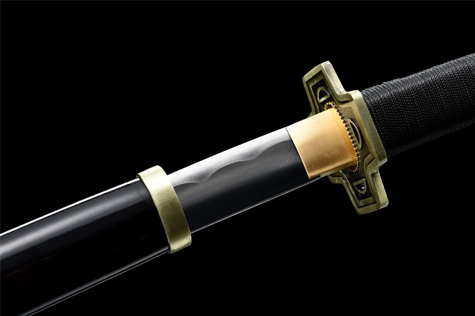 Katana Yubashiri – One Piece - détail de la lame en acier carbone 1060